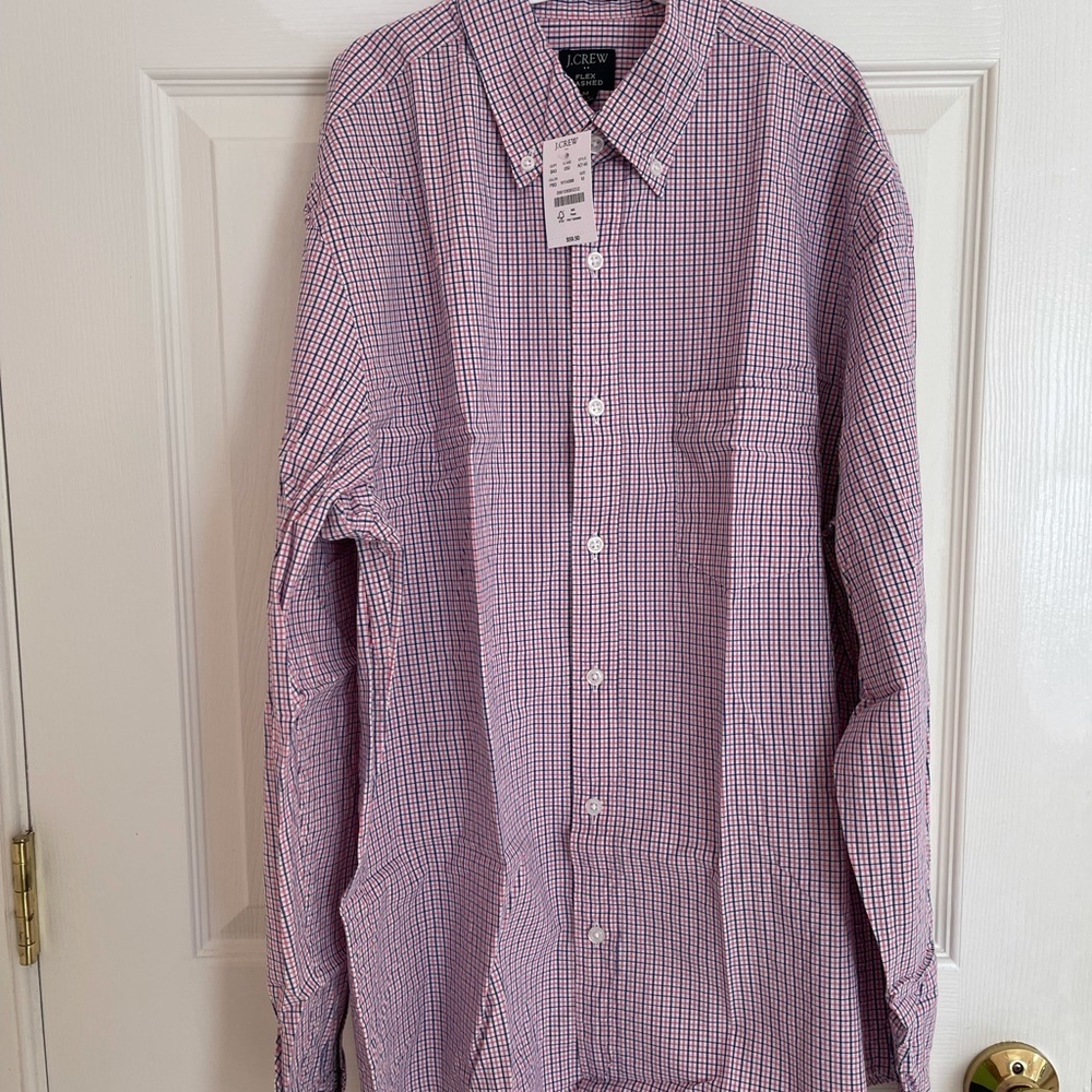 Plaid regular flex Men’s casual shirt size M - Picture 4 of 5